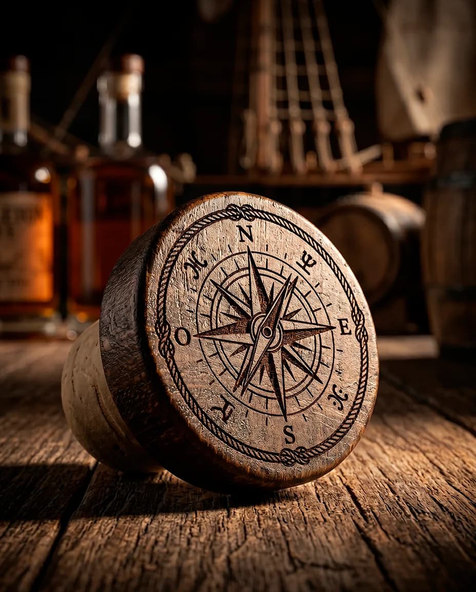 Grabado Láser y Mecánico en Tapones — Spirits Warehouse MX